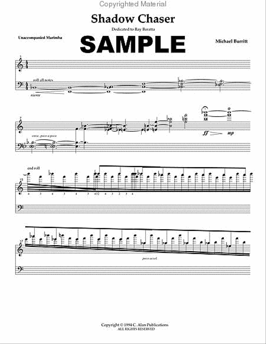 Shadow Chaser Shadow Chaser Percussion Ensemble scores gallery preview page 2