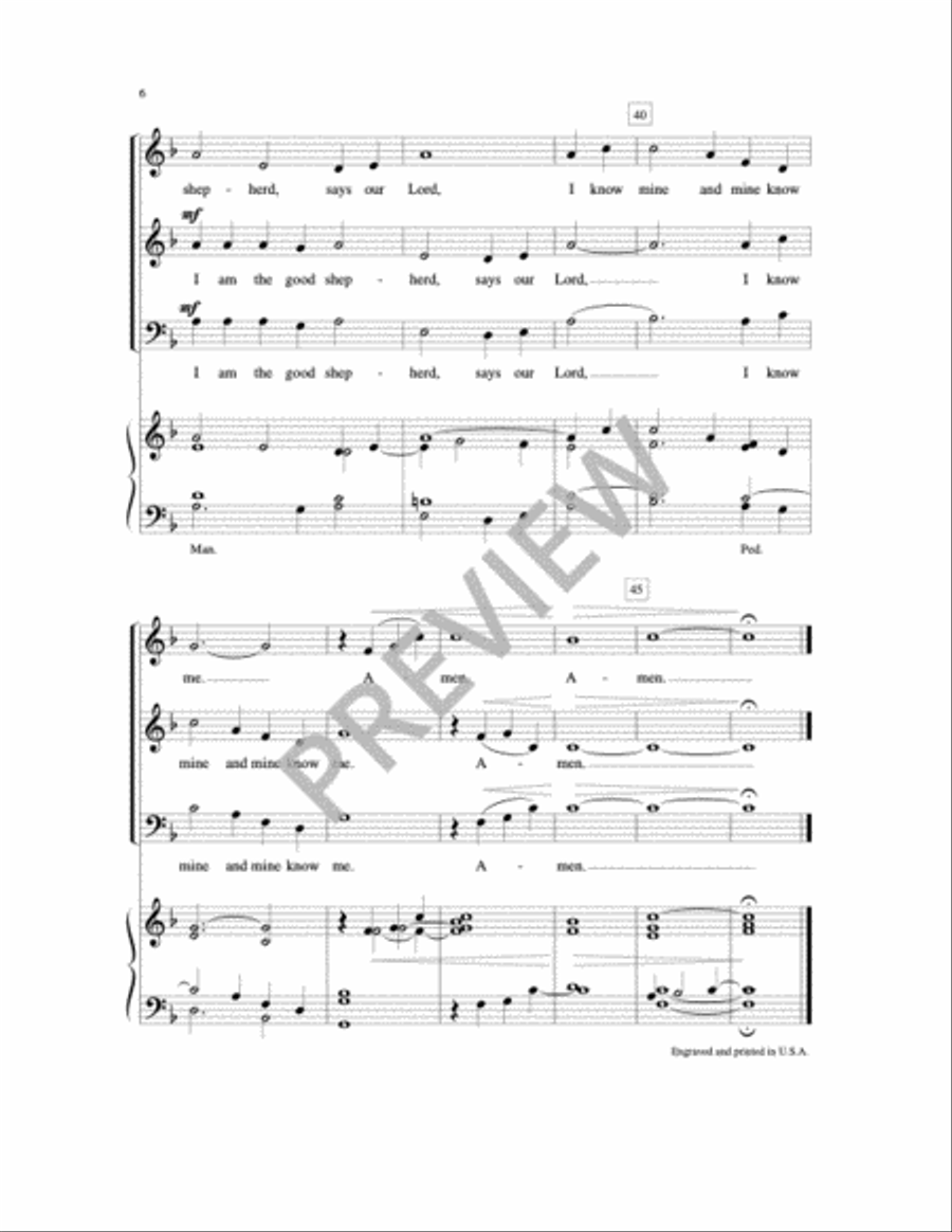 One Fold One Shepherd Organ scores gallery preview page 9