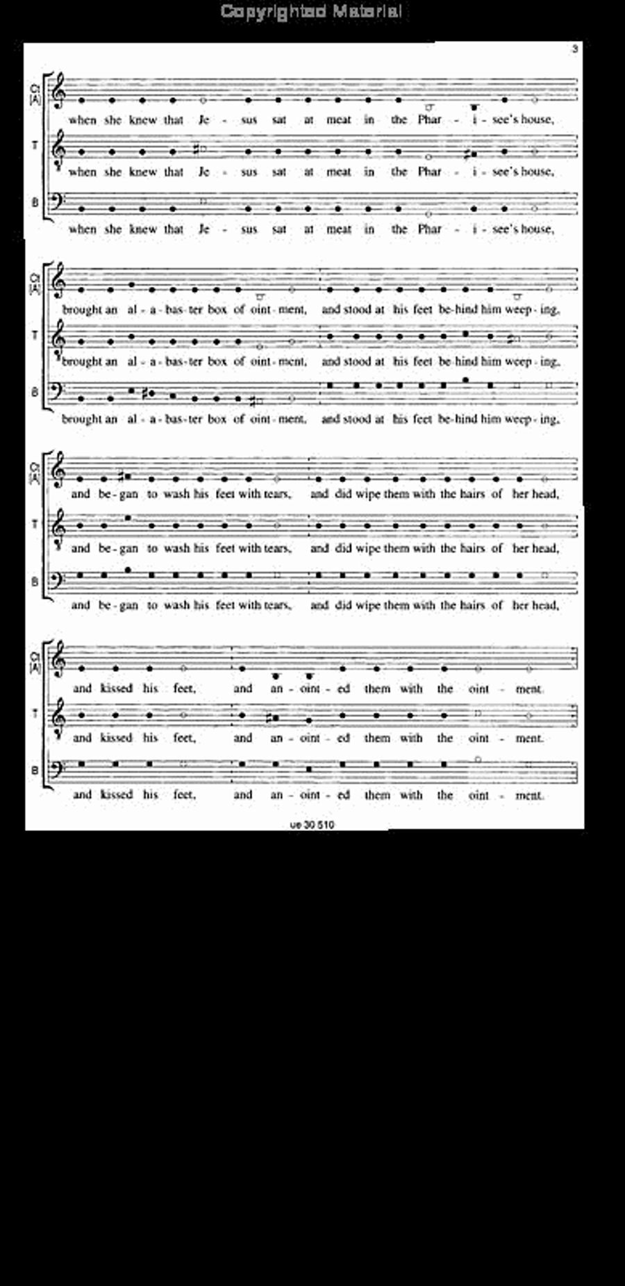 And One of the Pharises Choir scores gallery preview page 3