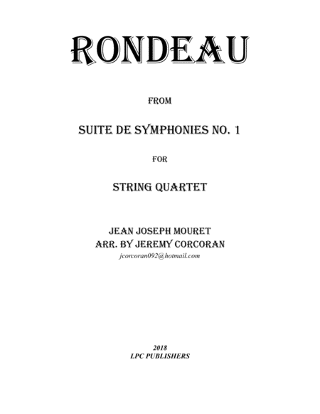 Rondeau for String Quartet image number null