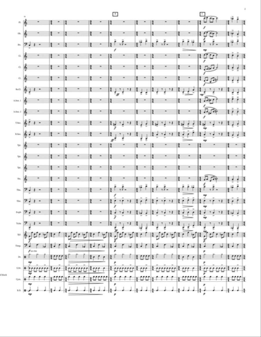 Bandapalooza Now! Concert Band scores gallery preview page 2