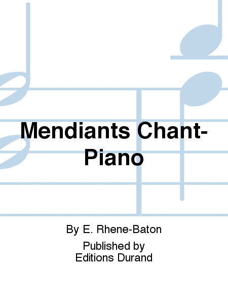 Mendiants Chant-Piano