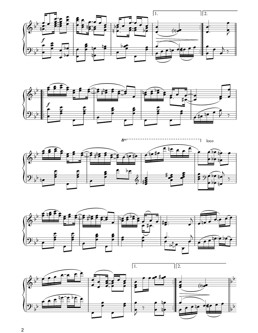 Fig Leaf Rag Piano Solo scores gallery preview page 2