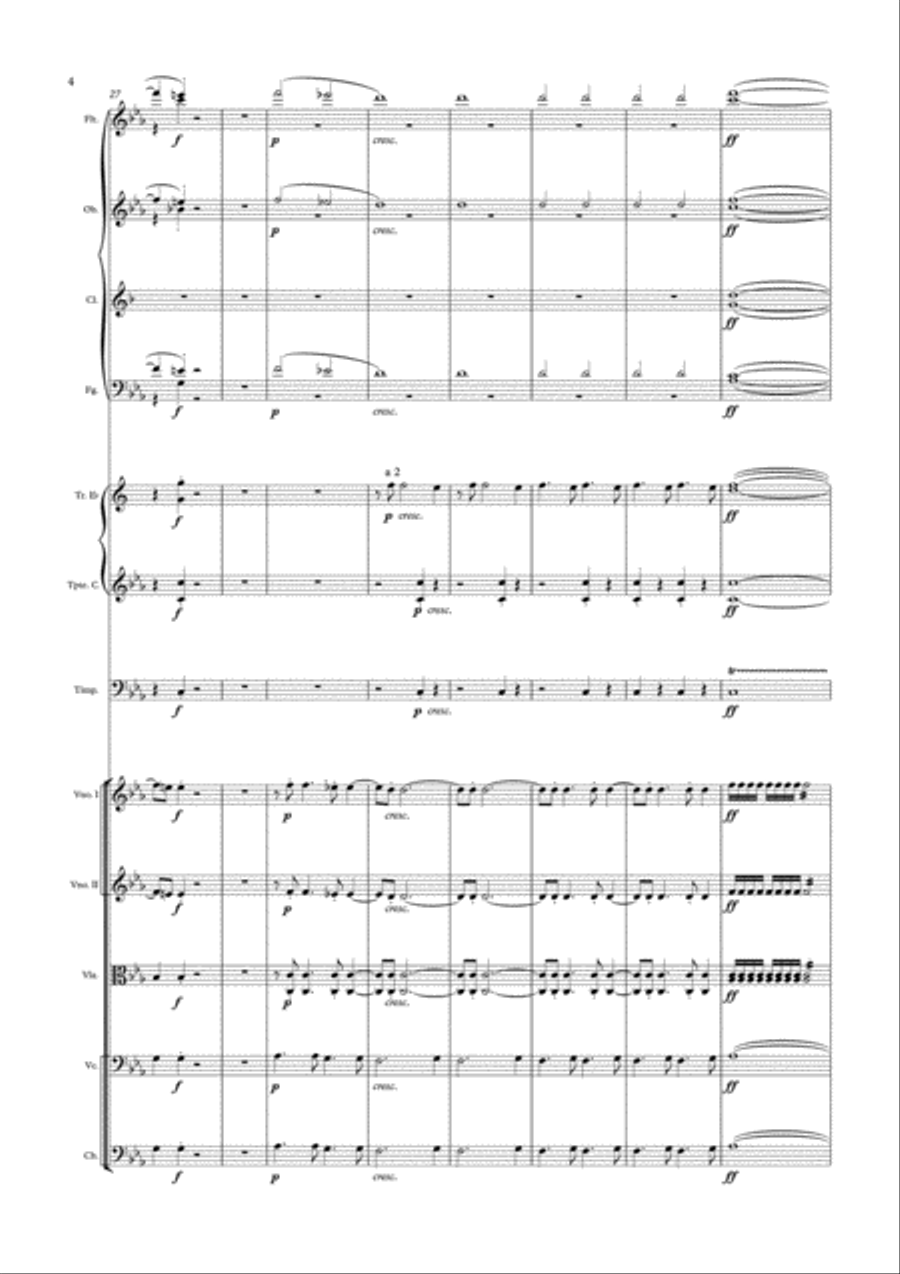Beethoven - Coriolan Overture - Score and Parts Full Orchestra scores gallery preview page 5