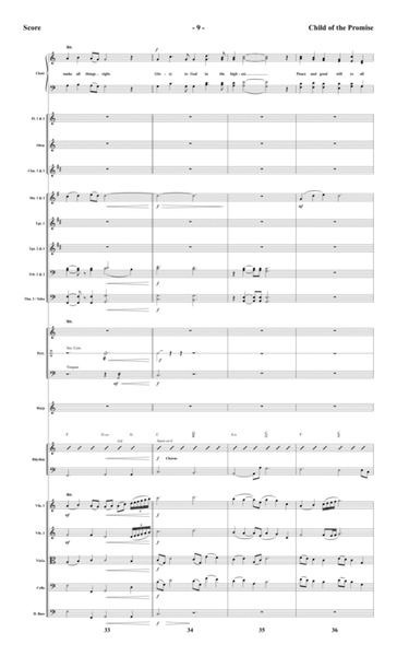 Child of the Promise - Orchestral Score and Parts