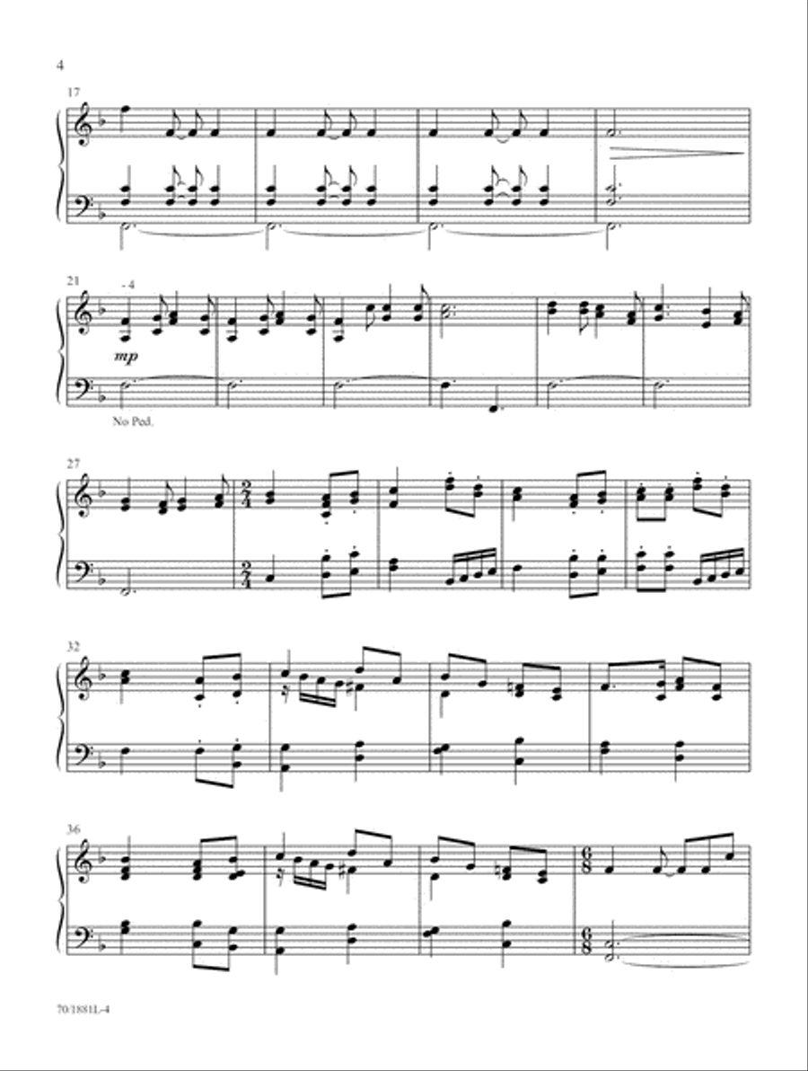 Mark Hayes: Carols for Organ, Vol. 2 Organ scores gallery preview page 4