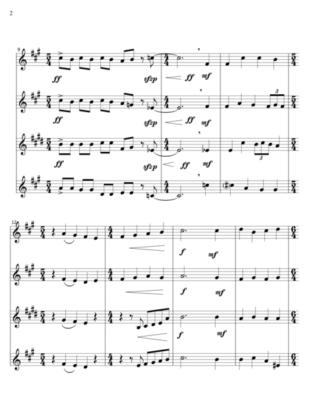 Fantasia on God Rest You Merry - Clarinet Quartet 1 image number null