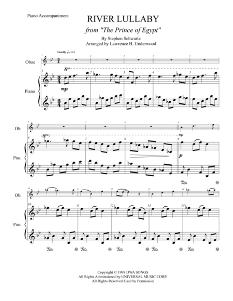 River Lullaby Piano scores gallery preview page 2