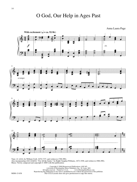 Blest Be the Tie Ten Hymn Arrangements for Piano image number null