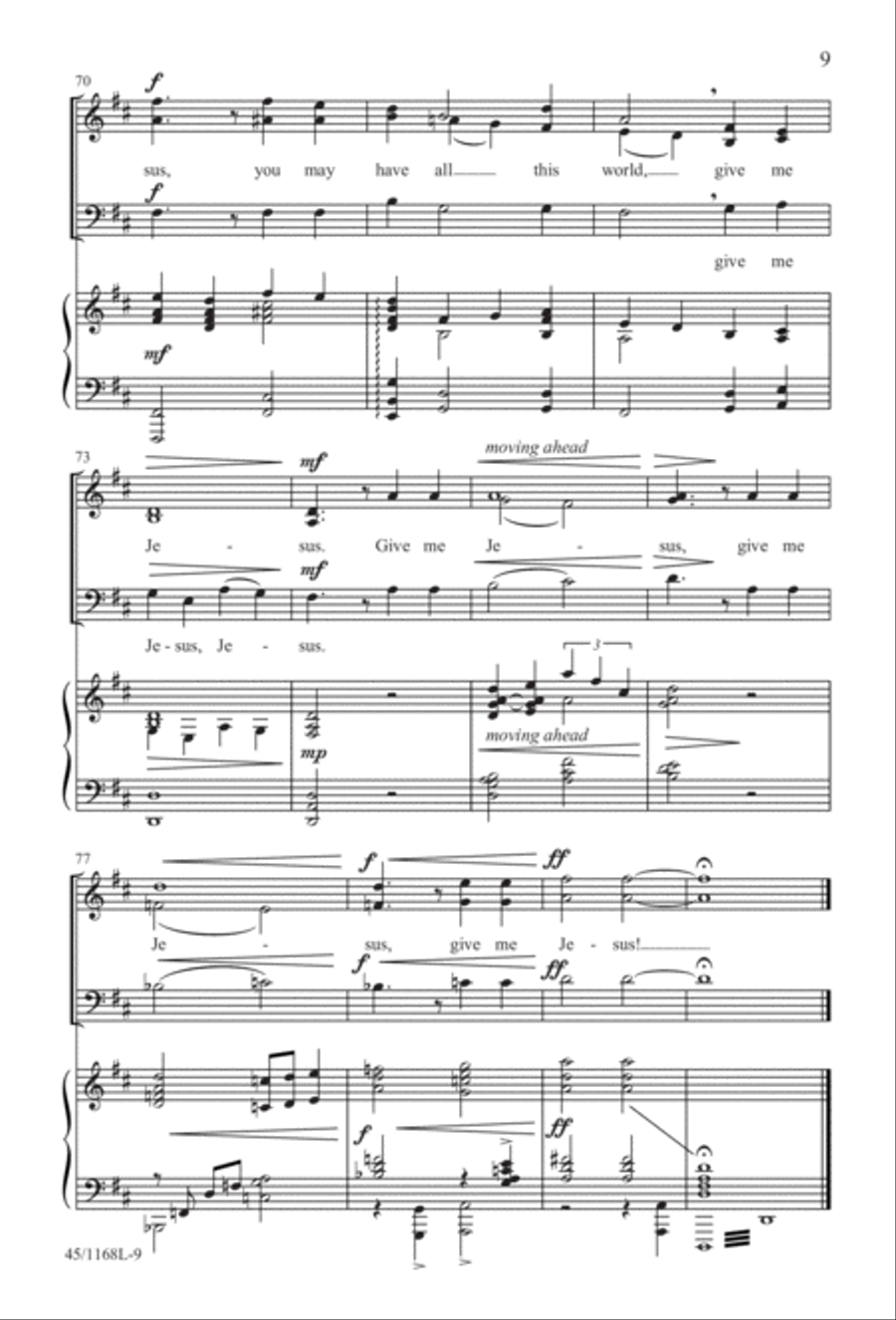 8 Anthems for About 12 Singers 3-Part scores gallery preview page 9