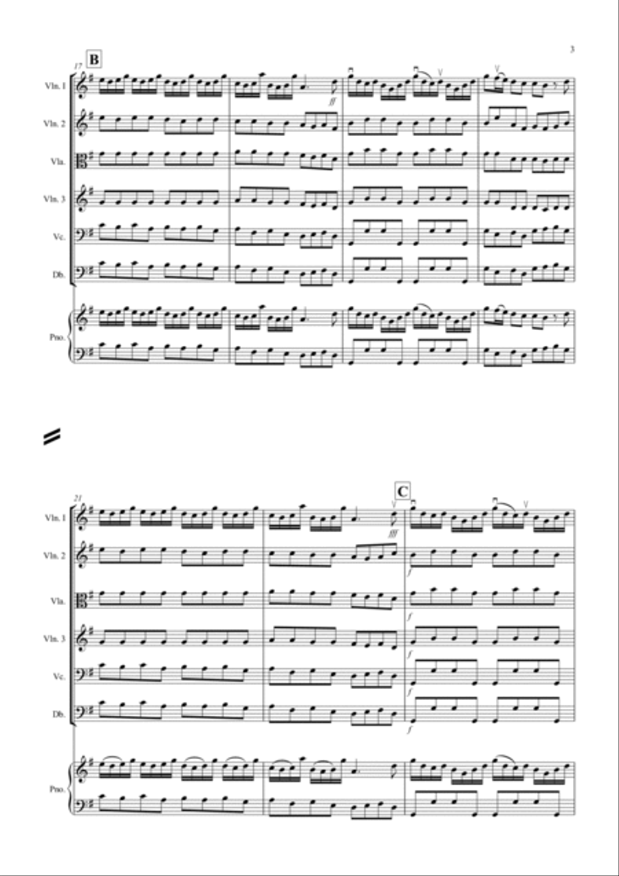 Allegro by Fiocco for String Orchestra image number null