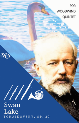 Book cover for Swan Lake by Tchaikovsky Op 20 for Woodwind Quintet