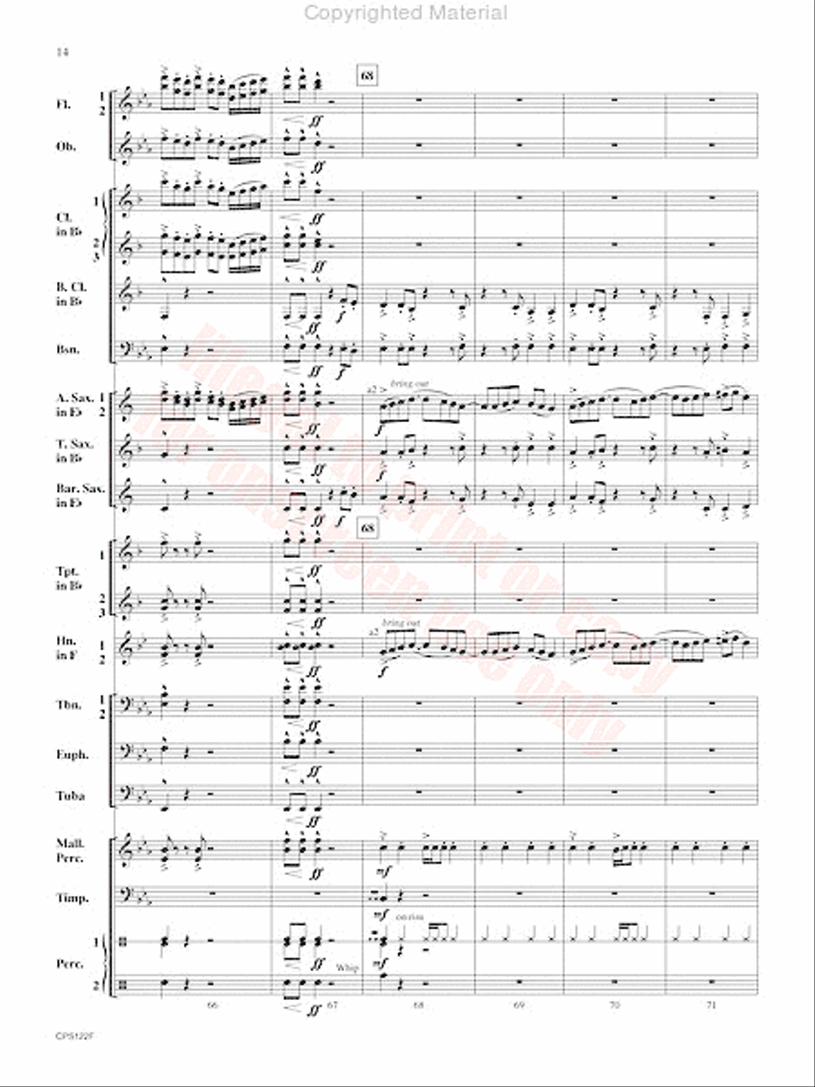 Escape the Lost City Concert Band scores gallery preview page 15
