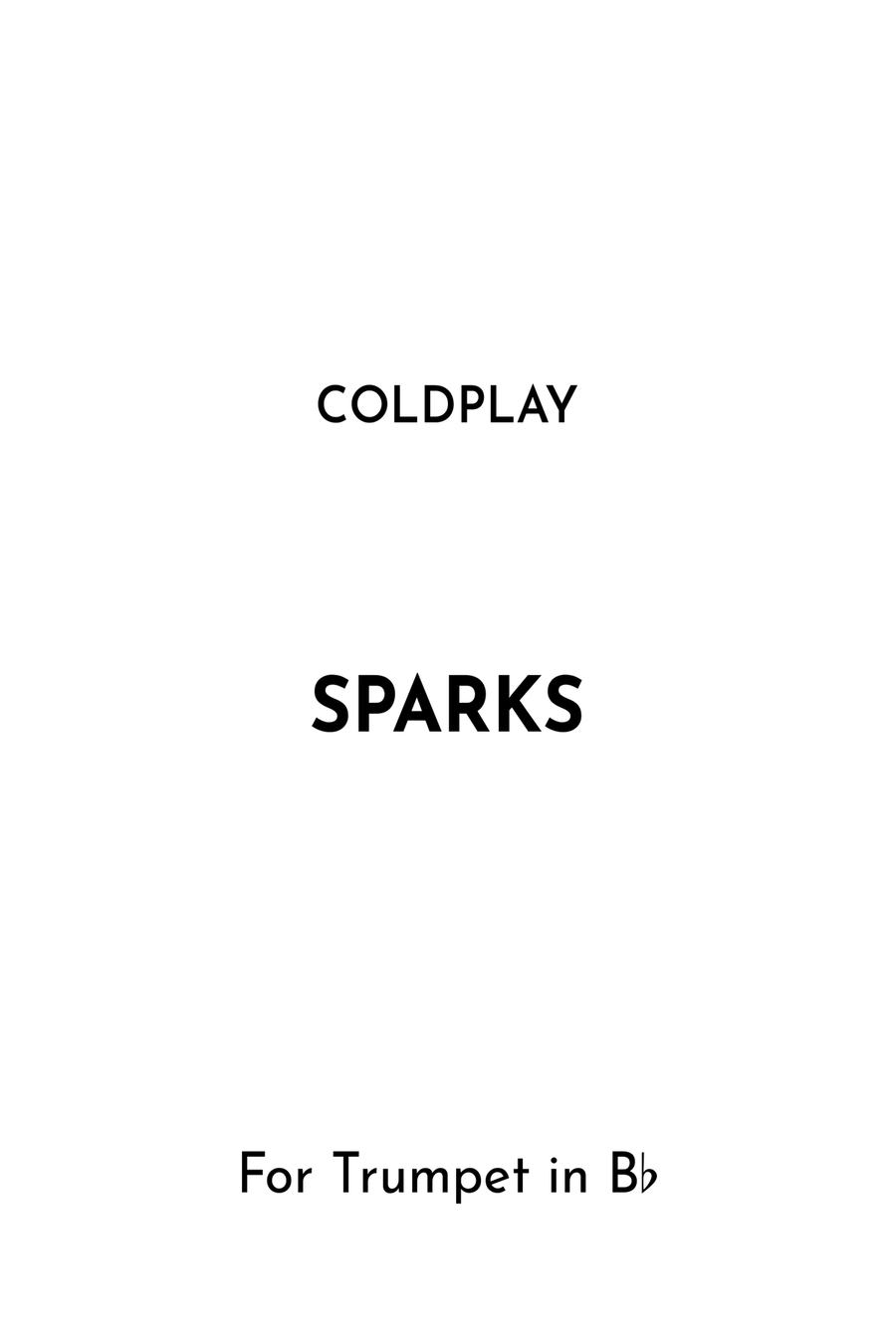Sparks B-Flat Trumpet scores gallery preview page 1