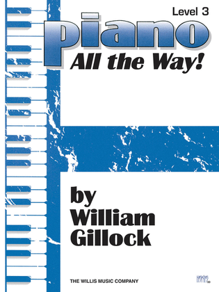 Book cover for Piano – All the Way! Level 3