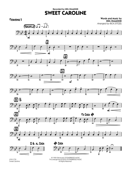 Sweet Caroline - Trombone 3