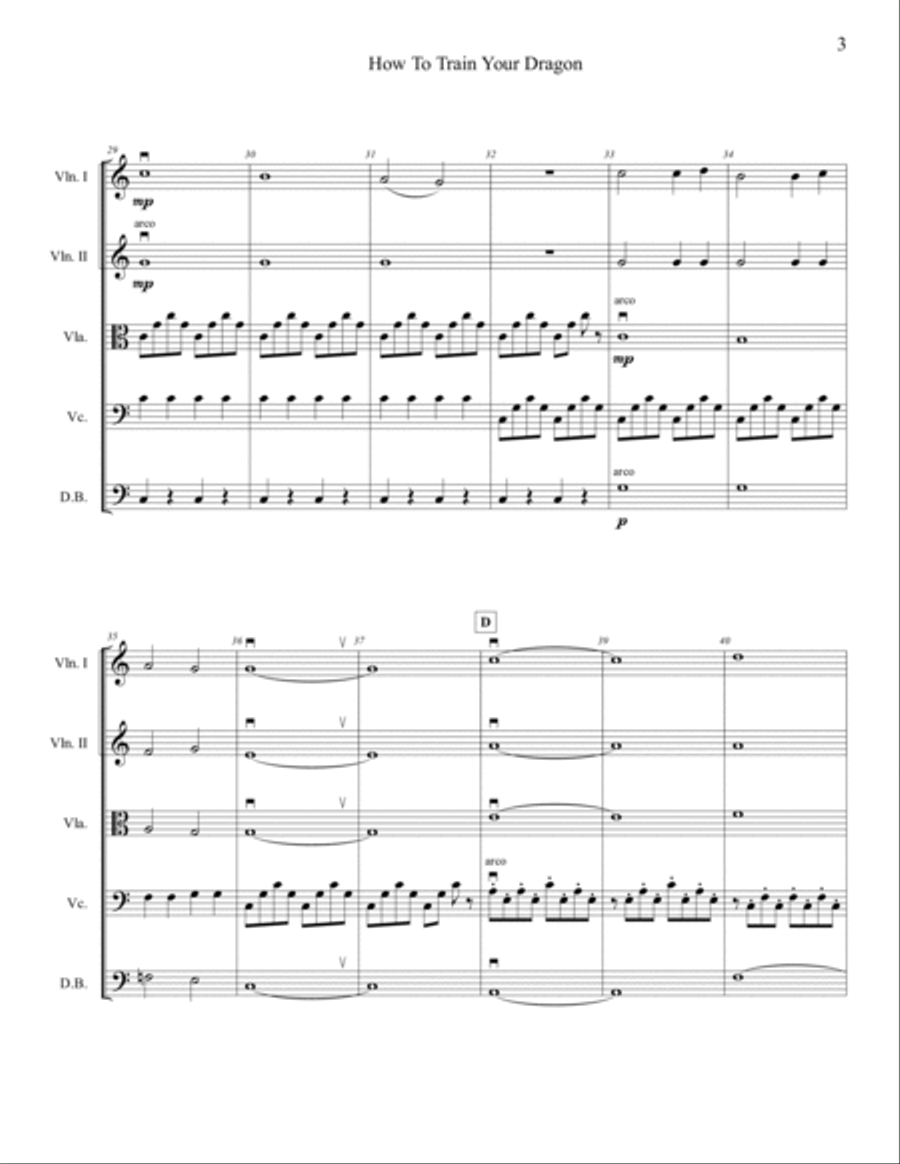 How To Train Your Dragon Score and Parts scores gallery preview page 3
