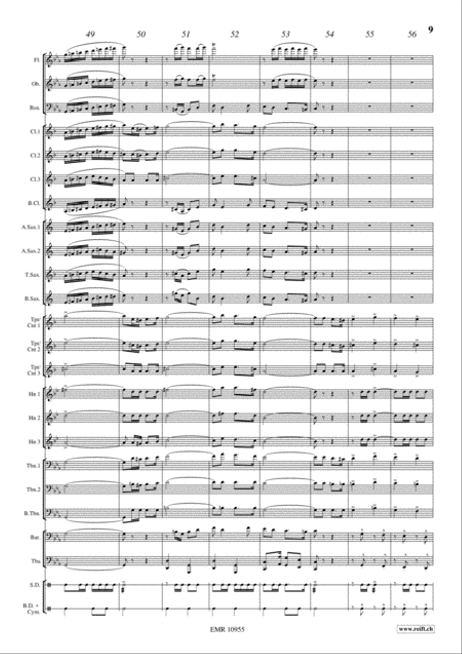 Concordia March Concert Band scores gallery preview page 10