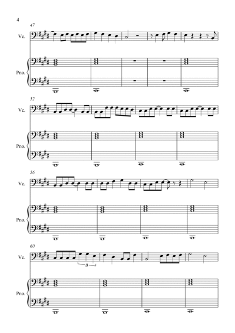 Bichota Piano scores gallery preview page 4