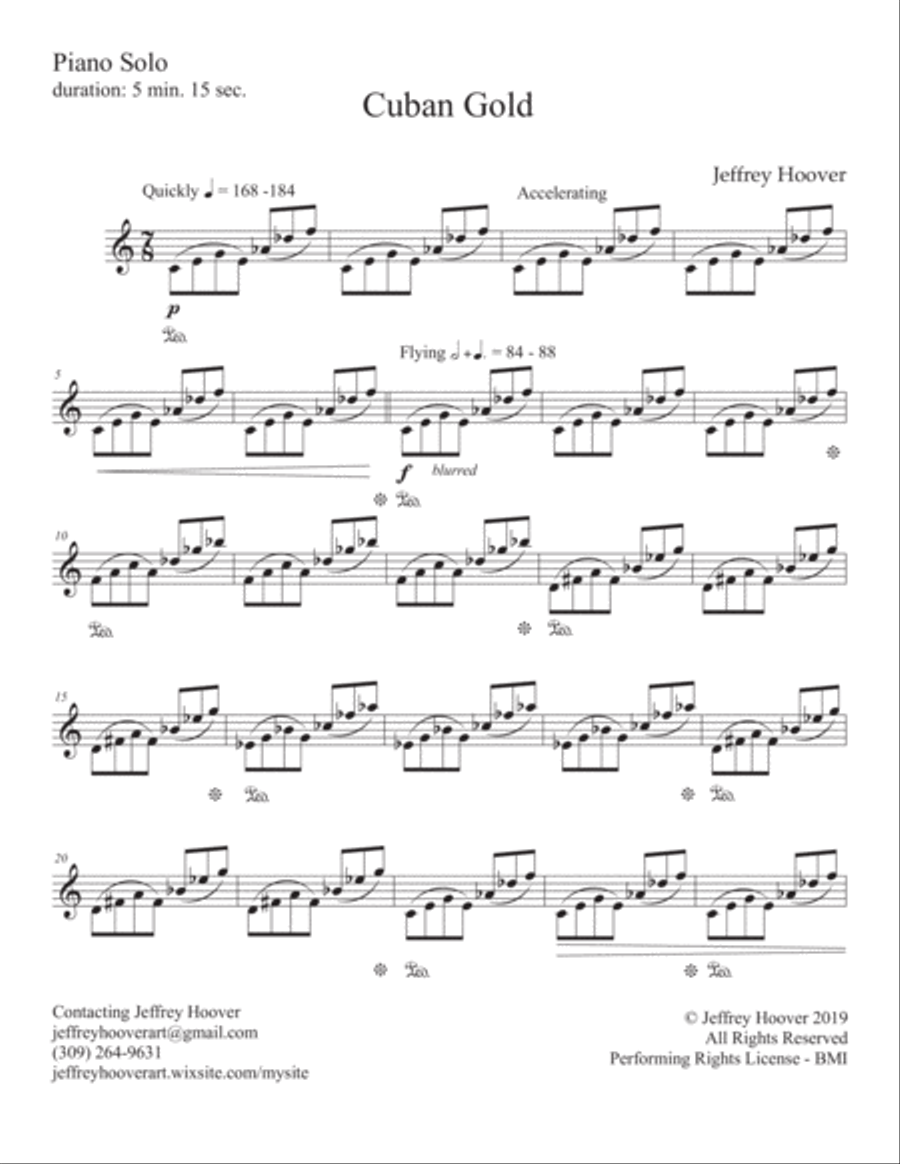 Cuban Gold Piano Solo scores gallery preview page 4