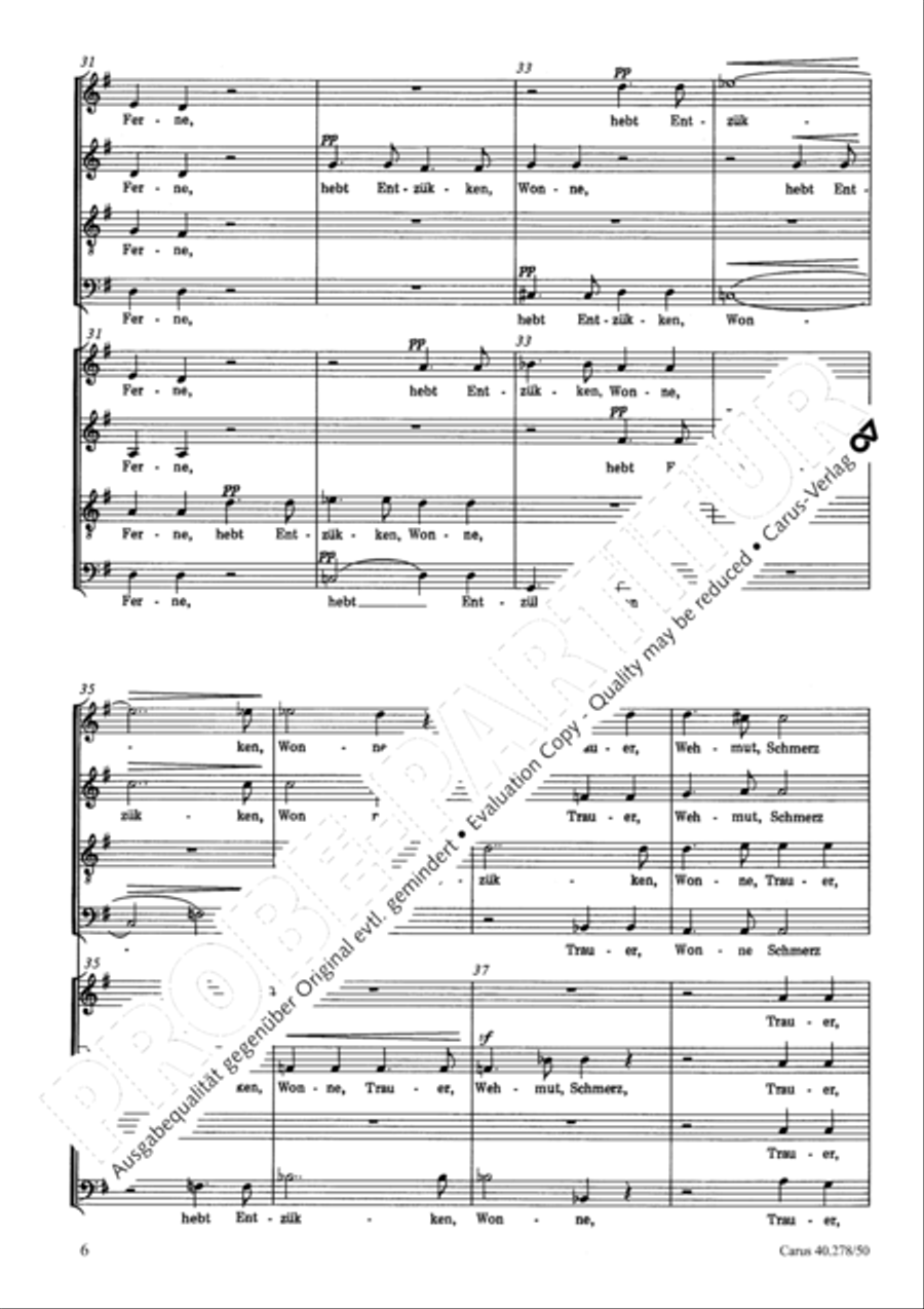 An die Sterne An die Sterne 4-Part scores gallery preview page 7