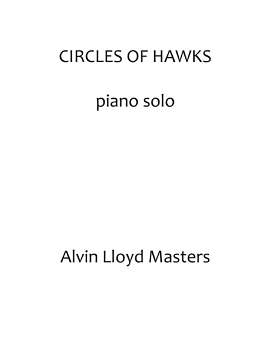 CIRCLES OF HAWKS Piano Solo scores gallery preview page 1