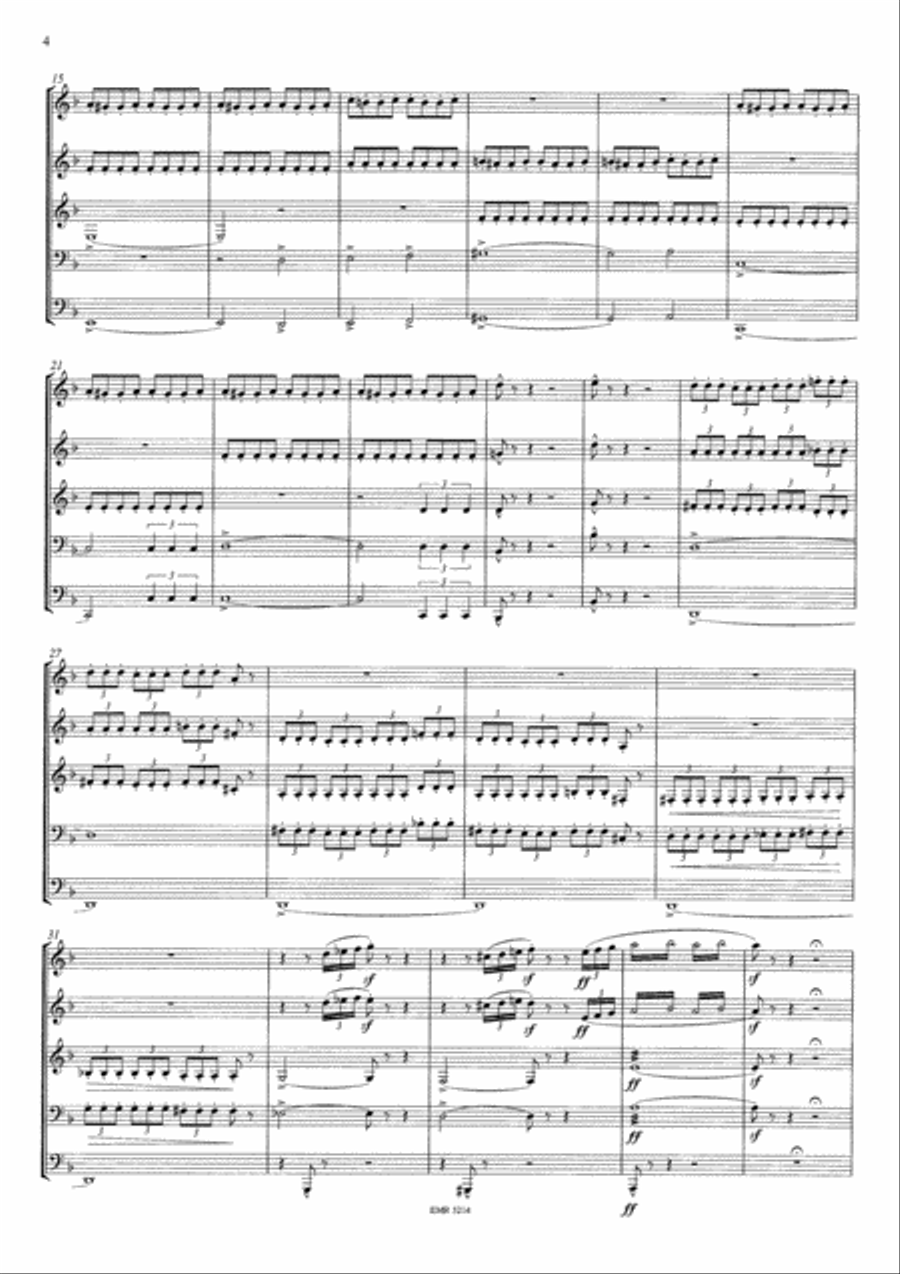A Night On The Bare Mountain Brass Ensemble scores gallery preview page 5