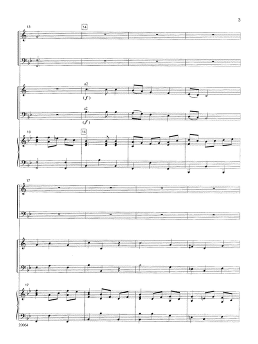Antiphonal Gloria: Score