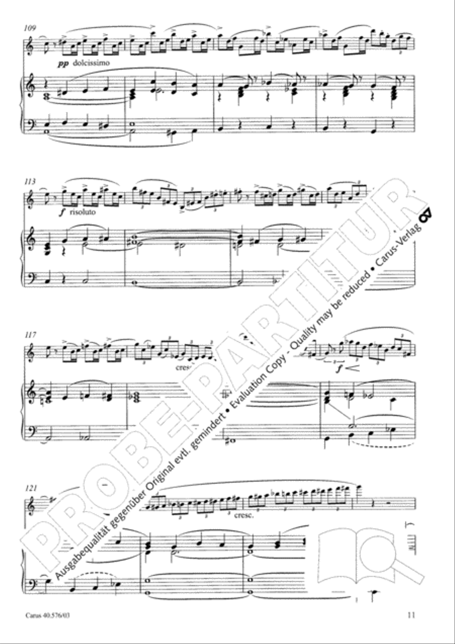 Oboe Concerto in A minor (Concerto per Oboe ed Orchestra in a) Clarinet scores gallery preview page 12