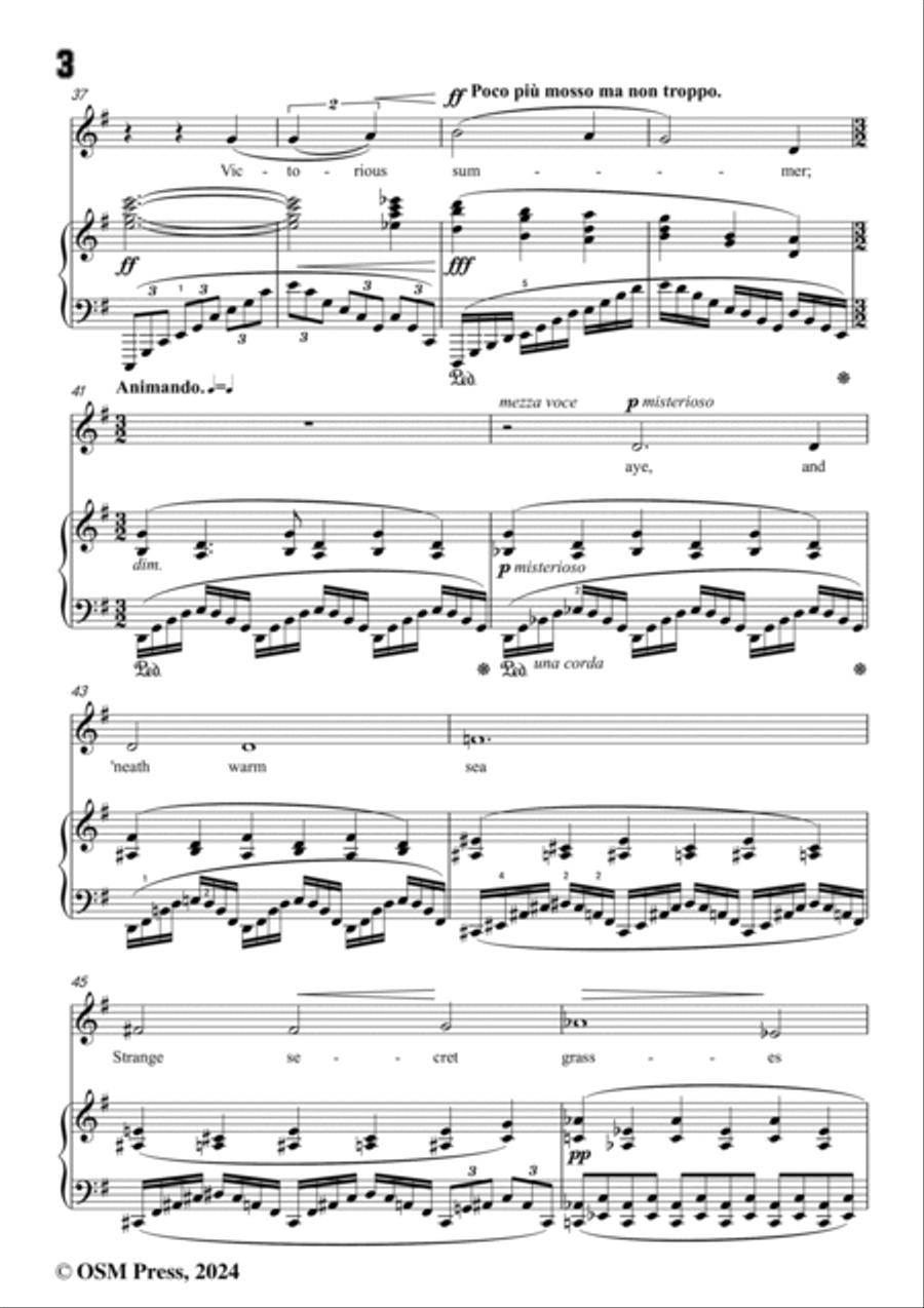 Vaughan Williams-Love's Last Gift,in C Major Voice scores gallery preview page 4