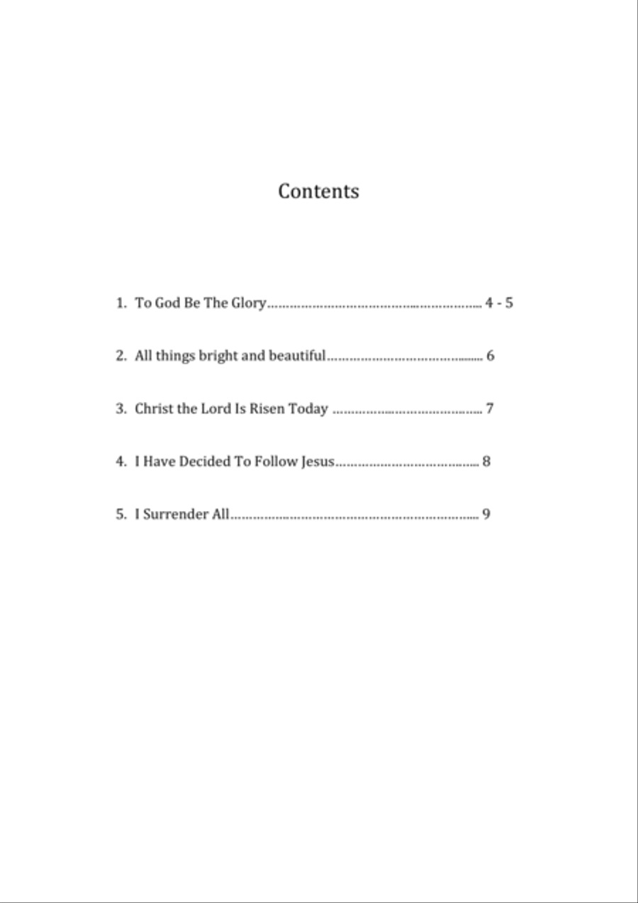 Easy Hymns (Volume 2) - 12 String Lap Harp Lap Harp scores gallery preview page 3