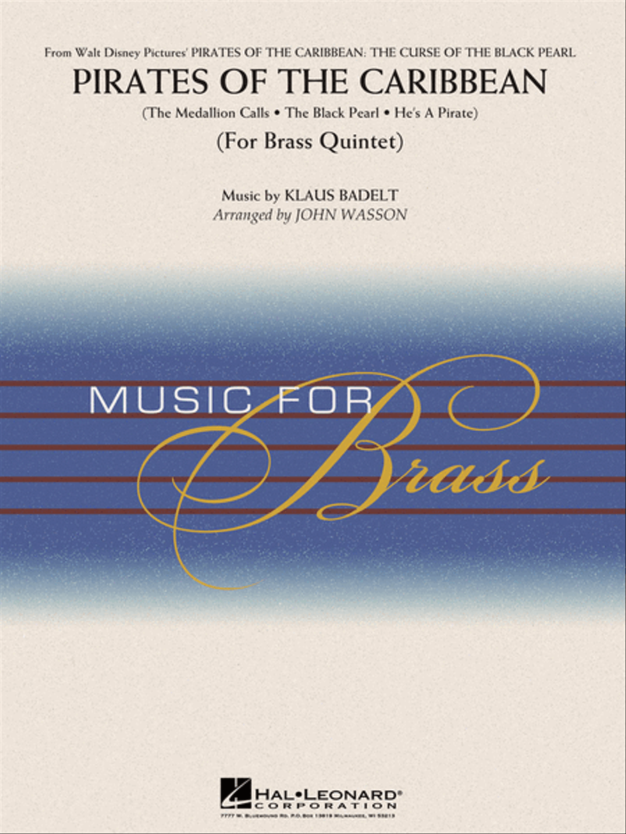 Pirates of the Caribbean Brass Quintet scores gallery preview page 1