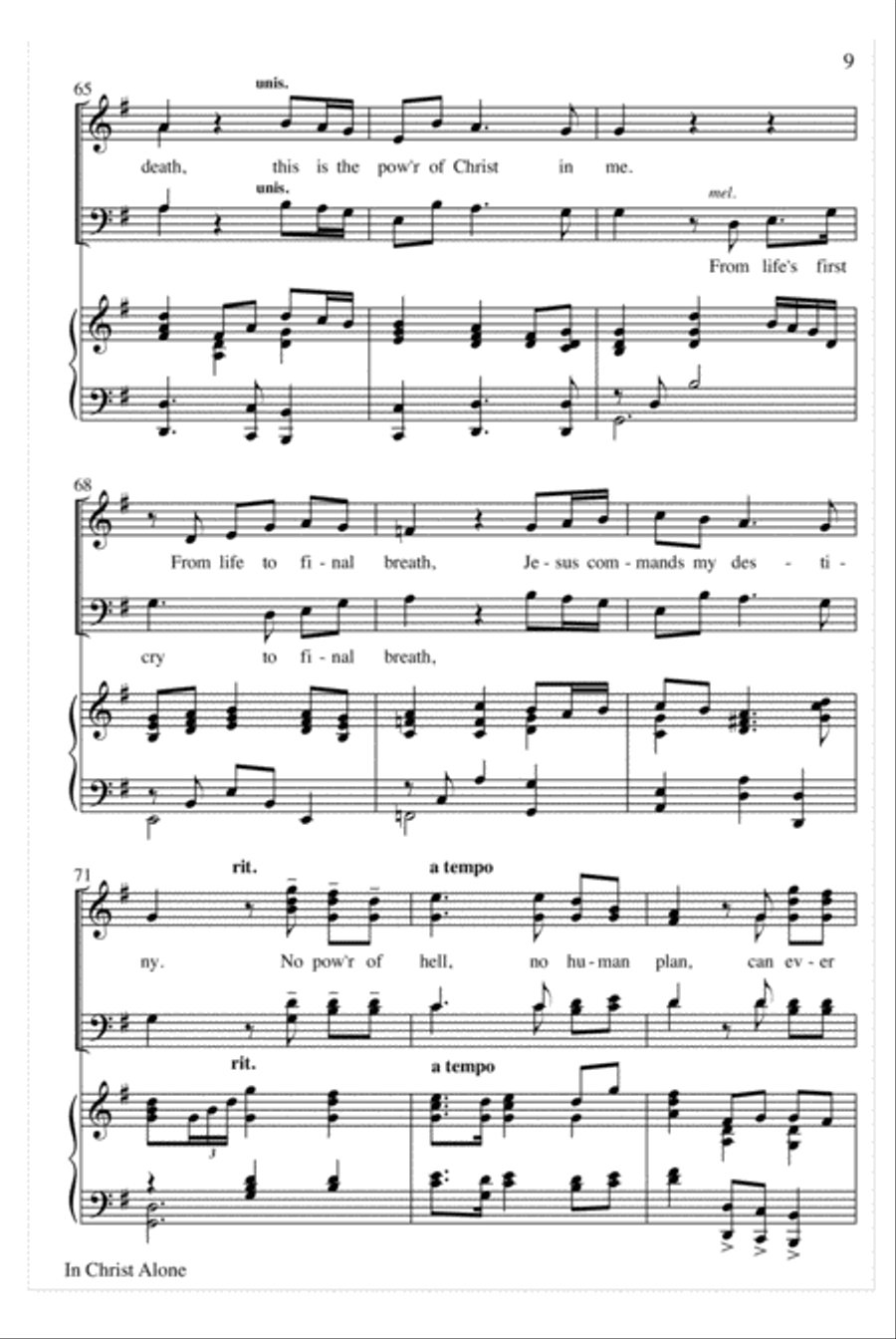 In Christ Alone 4-Part scores gallery preview page 10