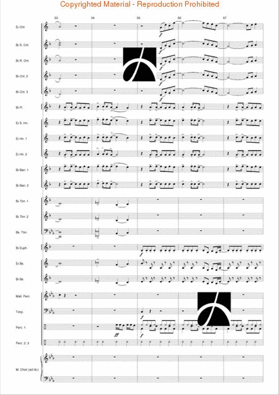 Pacific Dreams Concert Band scores gallery preview page 11
