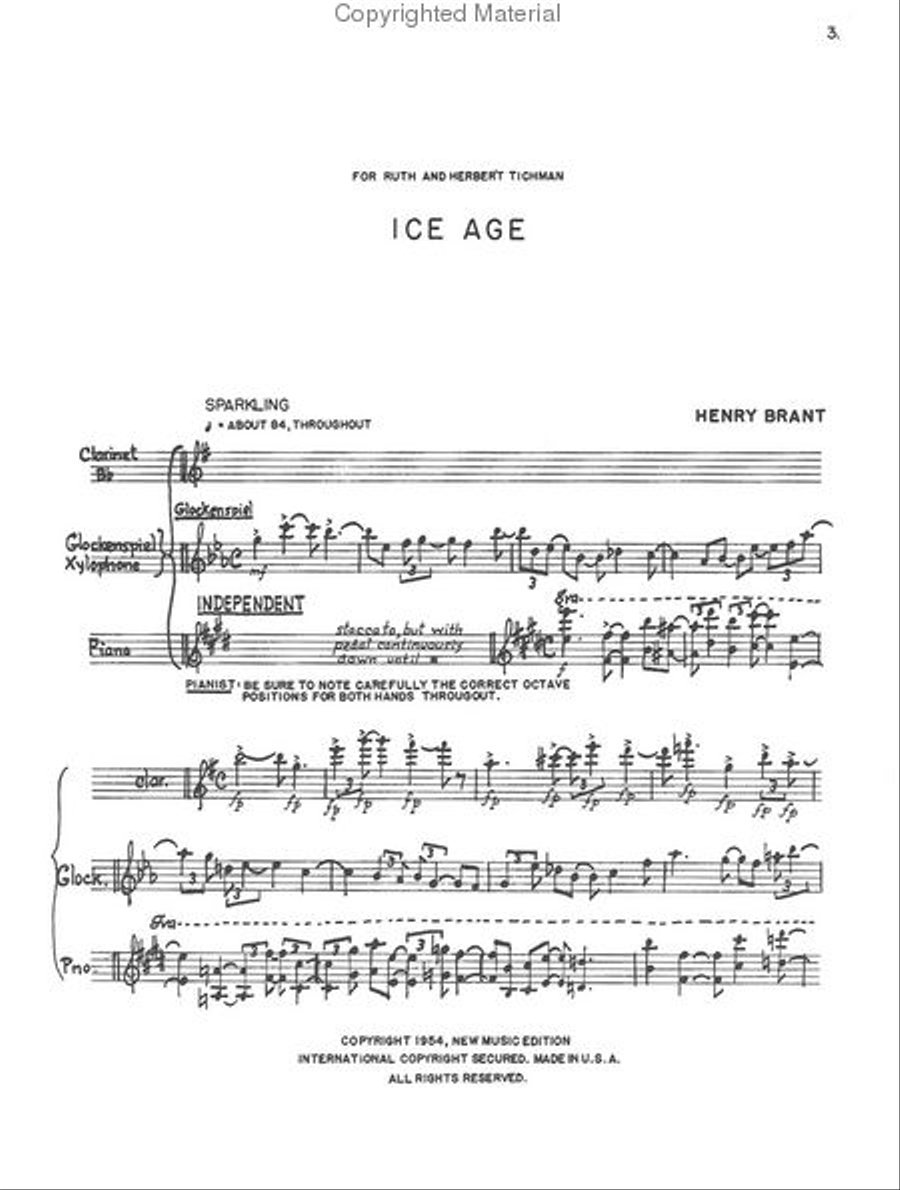 Ice Age Chamber Music scores gallery preview page 2