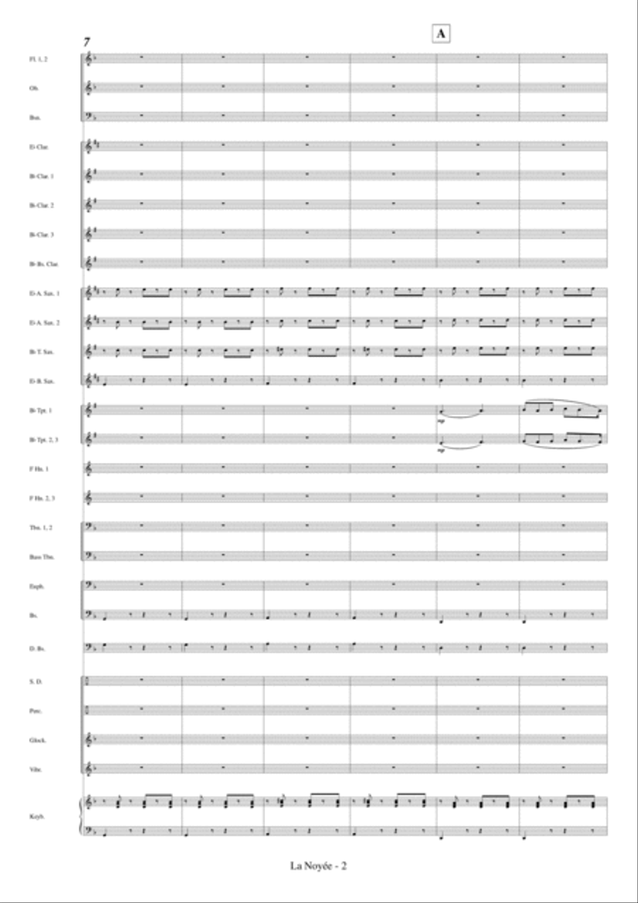 La Noyee Concert Band scores gallery preview page 4