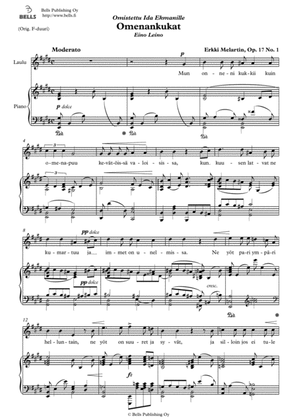 Omenankukat, Op. 17 No. 1 (E Major)