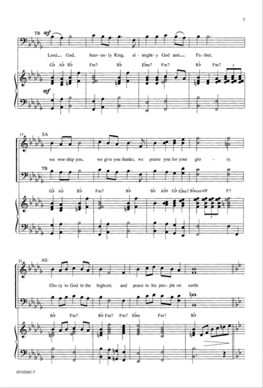 Mass of Compassion Mass of Compassion 4-Part scores gallery preview page 7