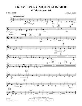 From Every Mountainside (A Salute to America) - Bb Trumpet 2