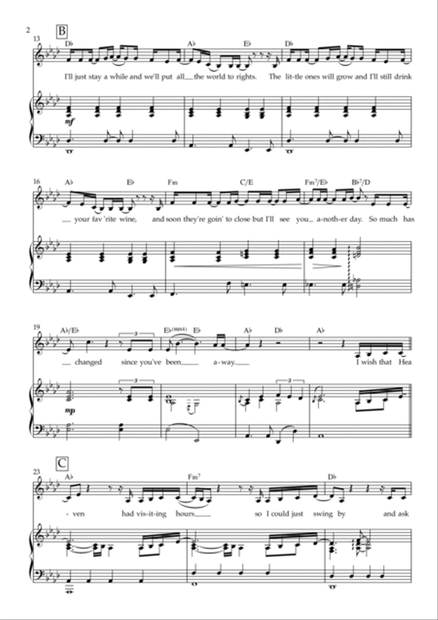 Visiting Hours Voice scores gallery preview page 2