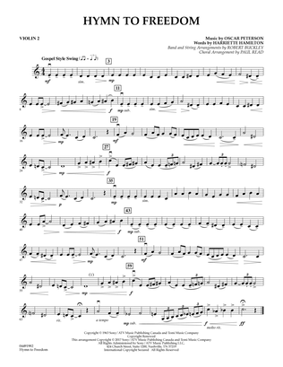 Hymn to Freedom - Violin 2