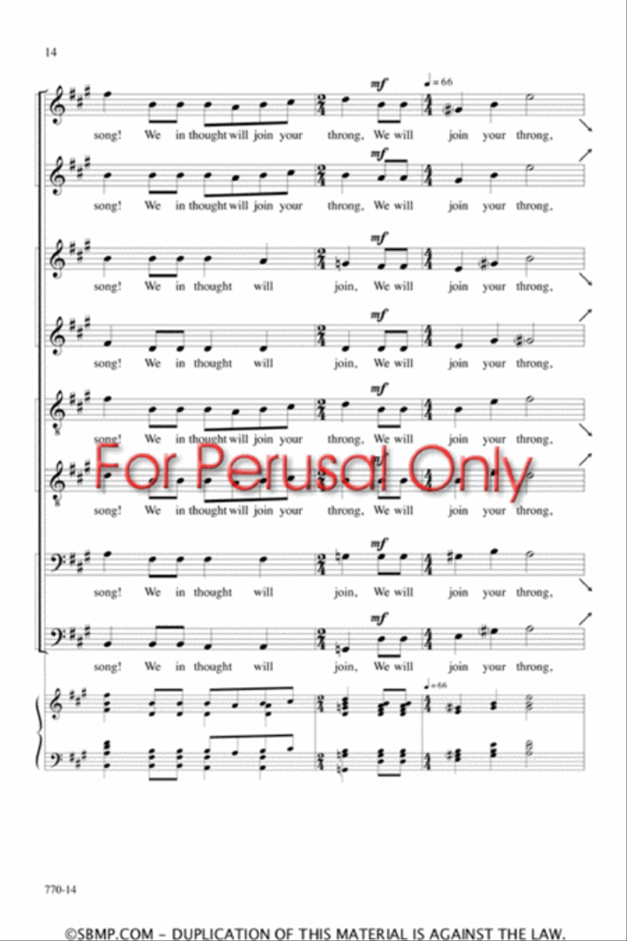 There was a time - SATB divisi Octavo Divisi scores gallery preview page 13