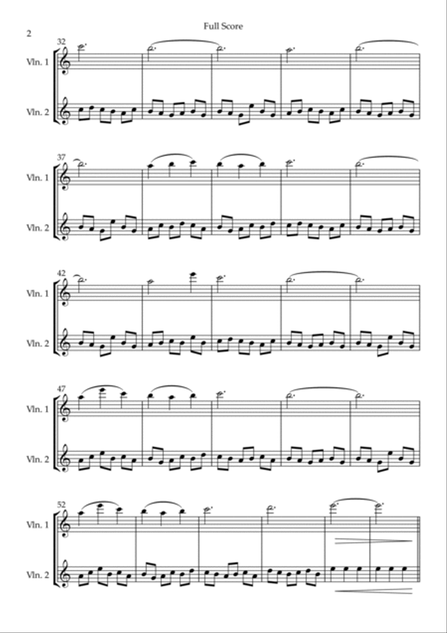Cornfield Chase Cornfield Chase String Duet scores gallery preview page 2