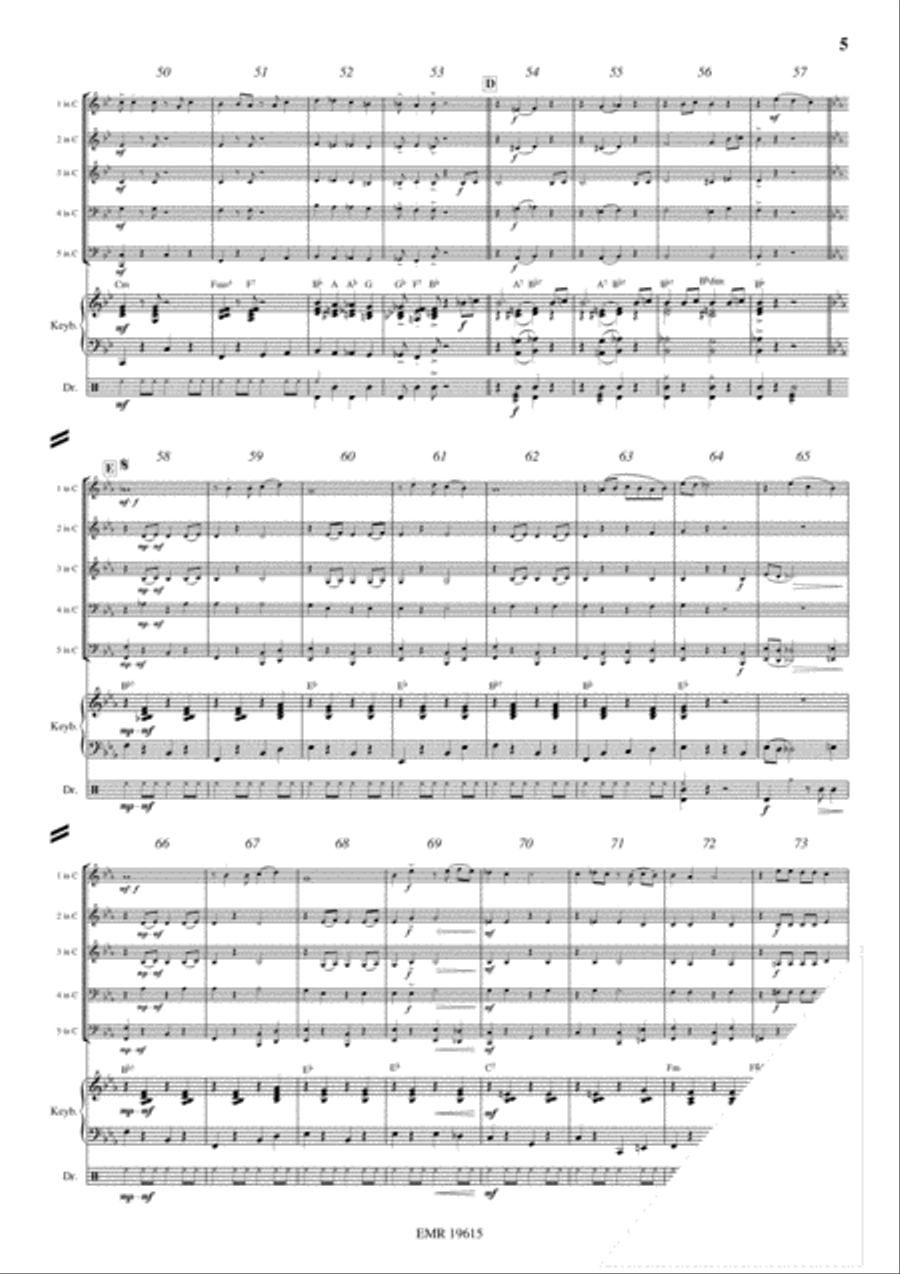 Black Bottom Stomp Brass Band scores gallery preview page 5