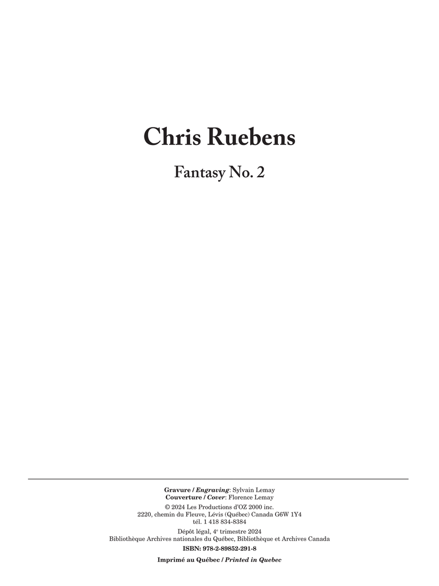 Fantasy No. 2 Violin scores gallery preview page 2
