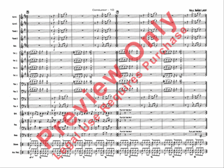 Hola, Señor Loco! Hola, Señor Loco! Jazz Ensemble scores gallery preview page 13