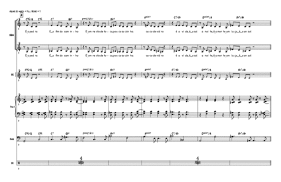 Águas De Março (waters Of March) SSAA scores gallery preview page 3