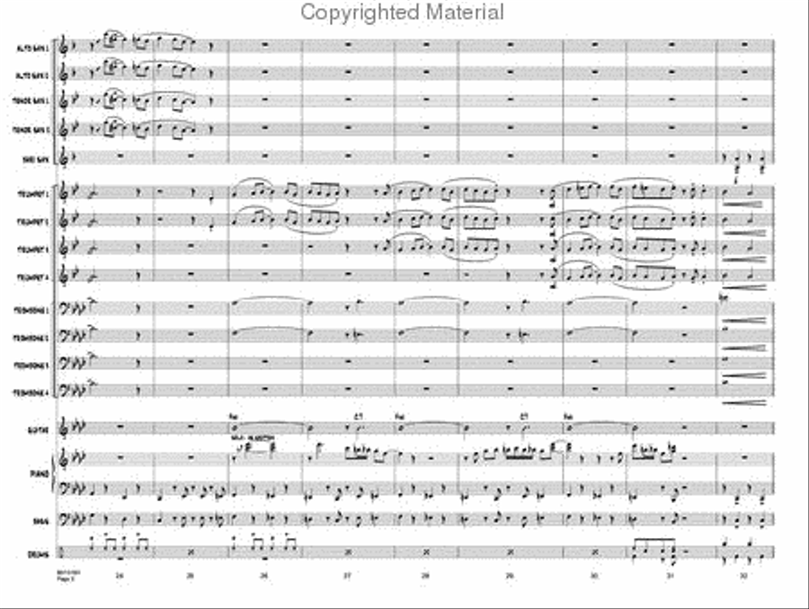 Too Darn Hot Jazz Ensemble scores gallery preview page 4