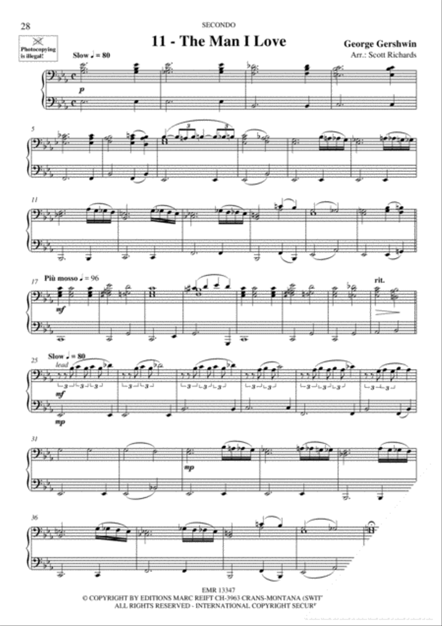 Piano Duets Greatest Hits Volume 2 - Easy Piano Duet scores gallery preview page 13