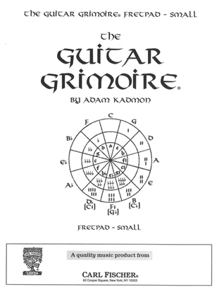 Book cover for The Guitar Grimoire Fretpad - Small